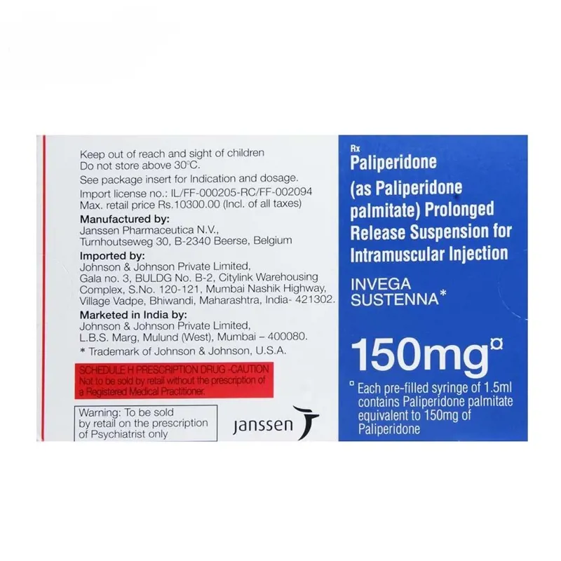 Invega Sustenna 1x150 Mg / 1.50 Ml/ B/1