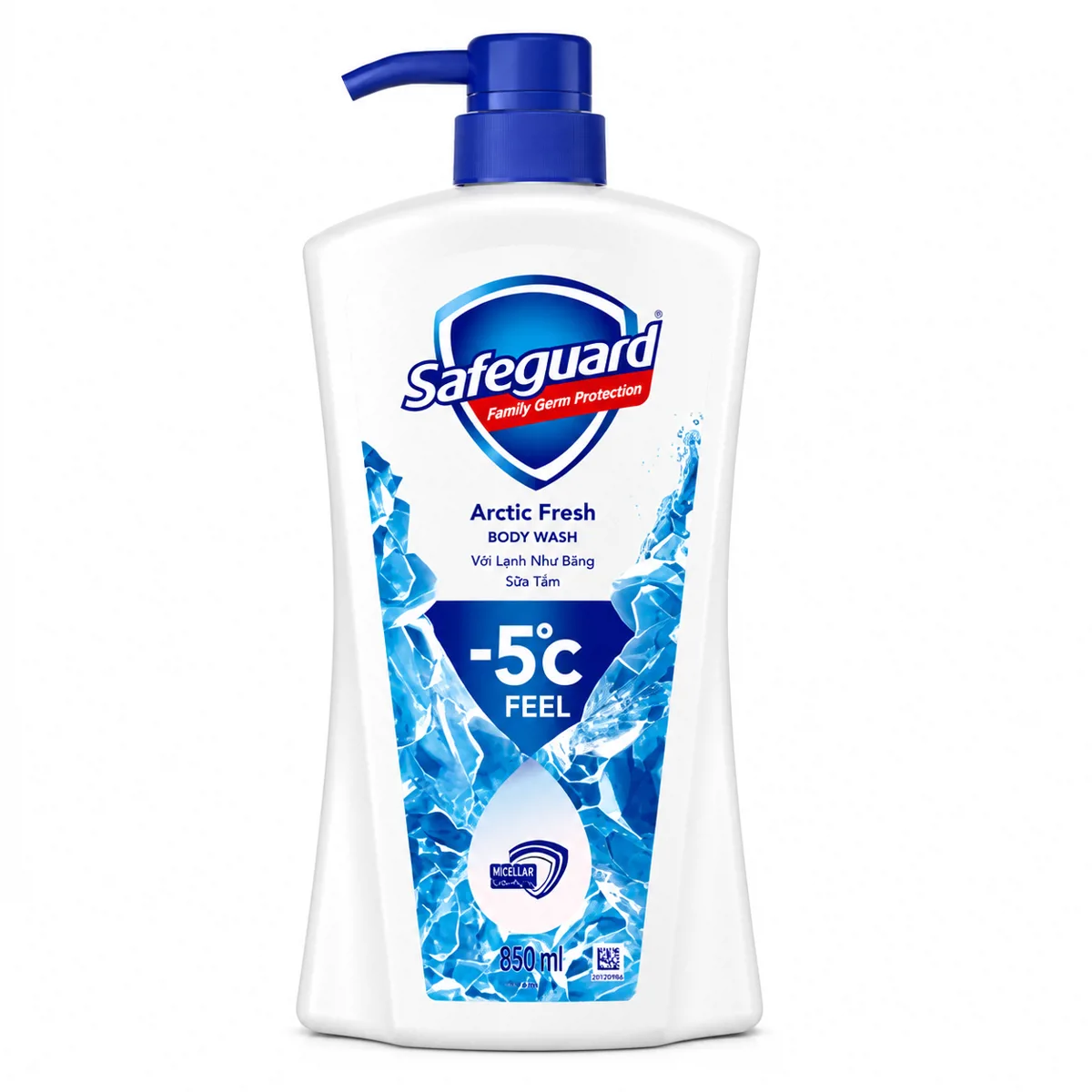 Sữa Tắm Safeguard Mát Lạnh Như Băng 650ML