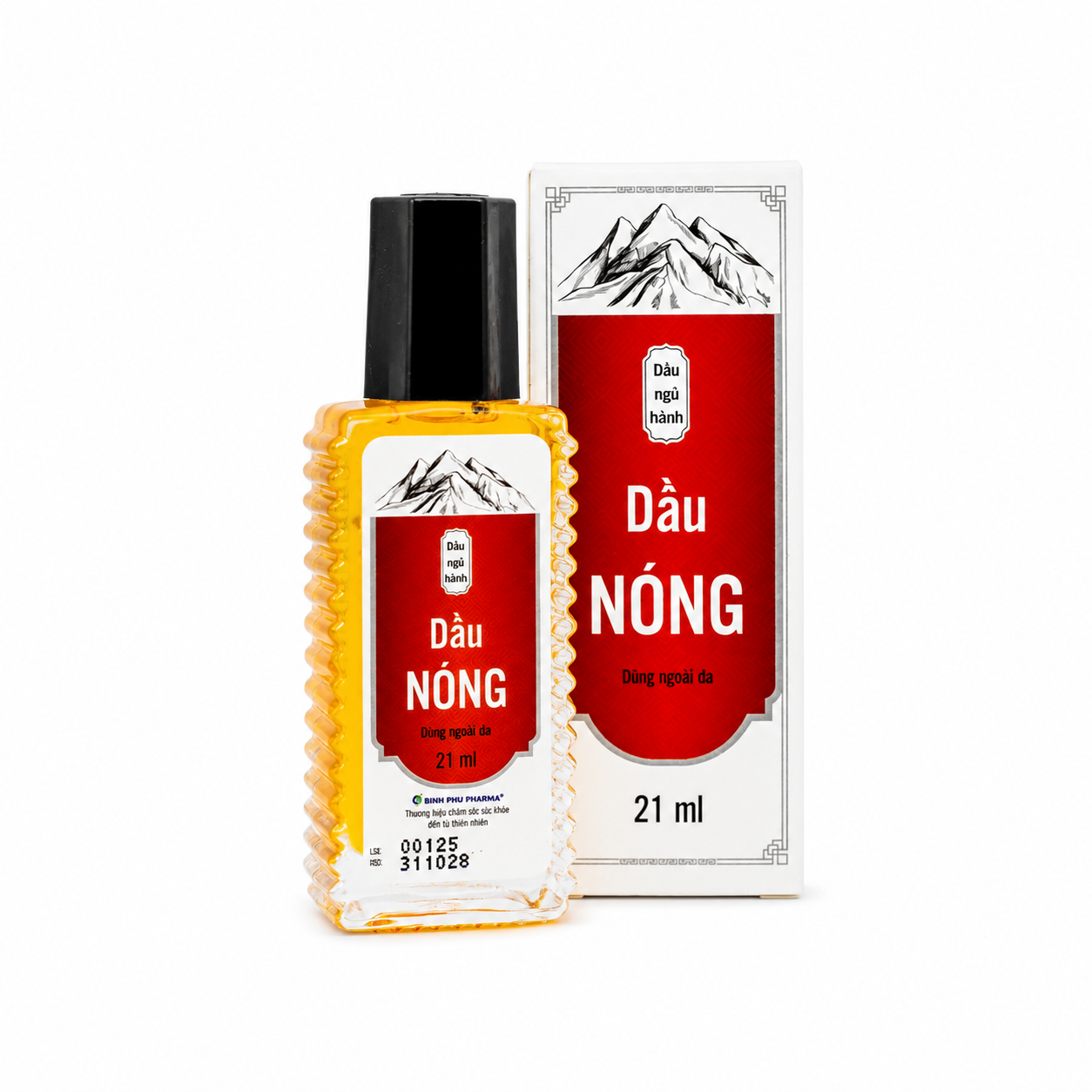 Dầu Ngũ Hành Dầu Nóng Thảo Dược (Chai 21ml)