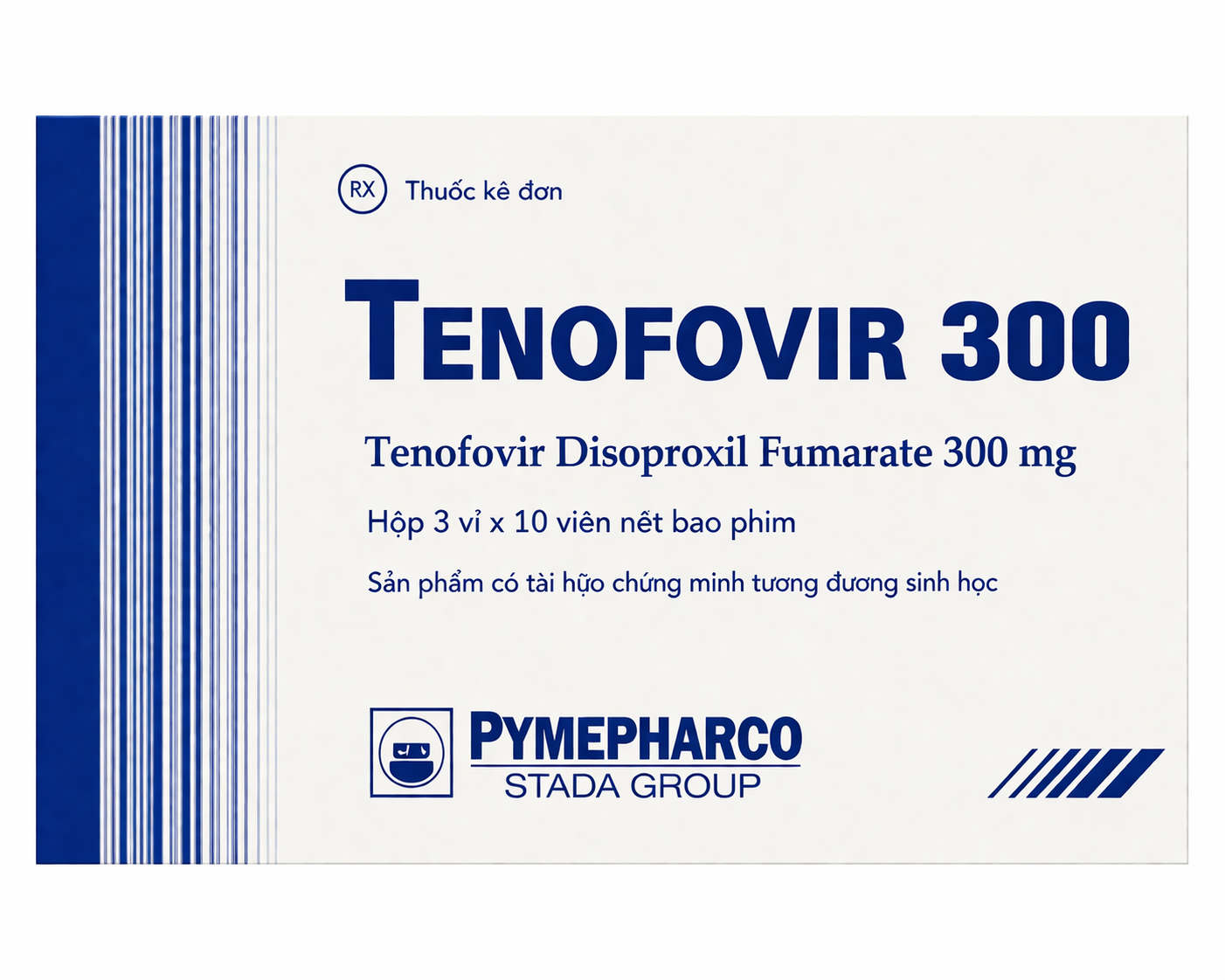 Tenofovir 300 Pymepharco (Hộp 30 viên)