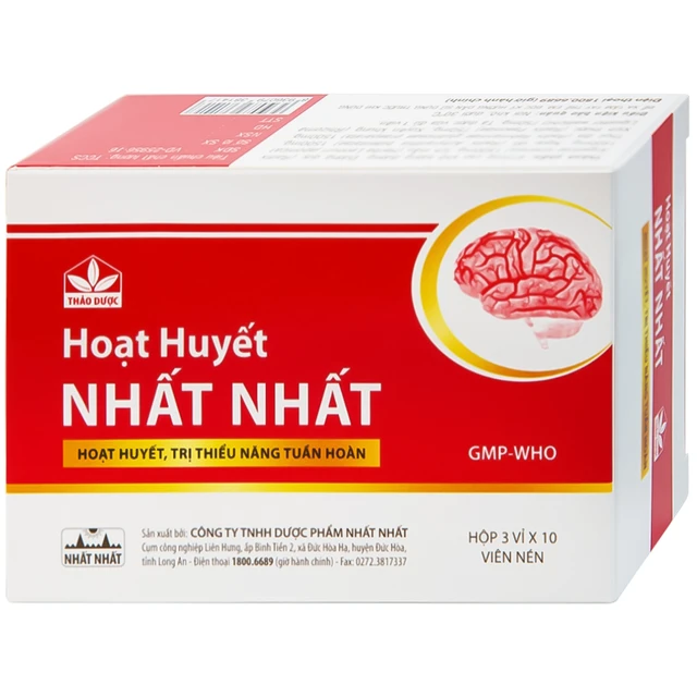 Hoạt Huyết Nhất Nhất (Hộp 3 vỉ x 10 viên)