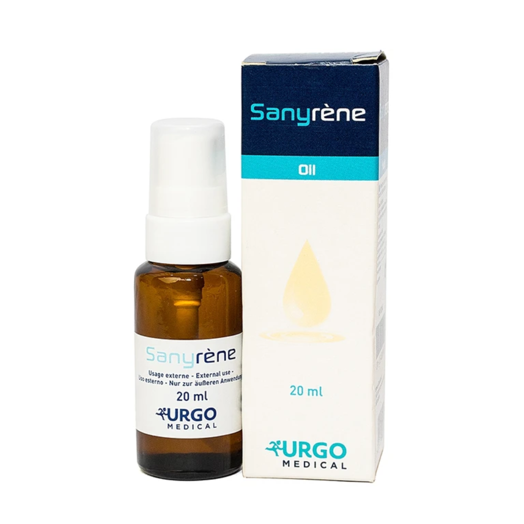 Xịt phủ vết thương Urgo Sanyrene 20ml giúp ngăn ngừa loét do tì đè