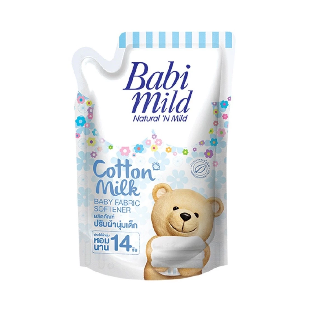 Nước Xả Dịu Nhẹ Cho Bé Babi Mild Cotton Milk Túi 1500ml
