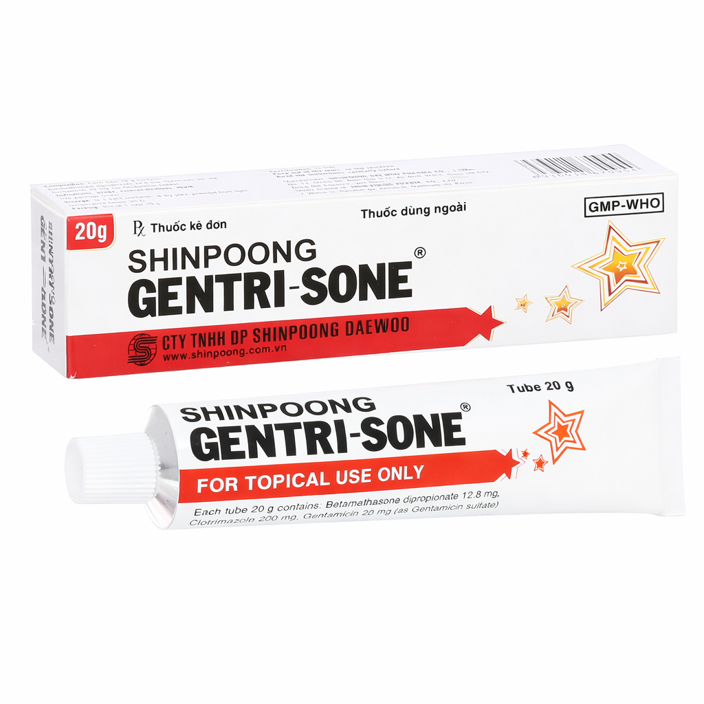 Kem Gentrisone ShinPoong Daewoo (Tuýp 20g)