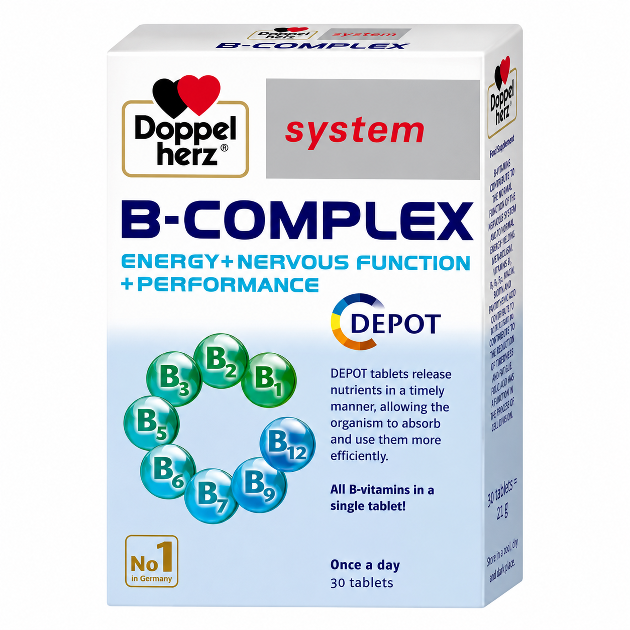 Viên Uống Doppelherz B-complex (Hộp 30 Viên)