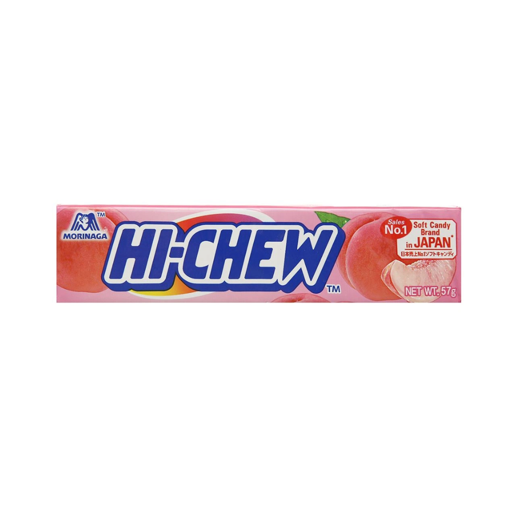 Kẹo mềm hương đào Morinaga Hi-Chew thanh 57g
