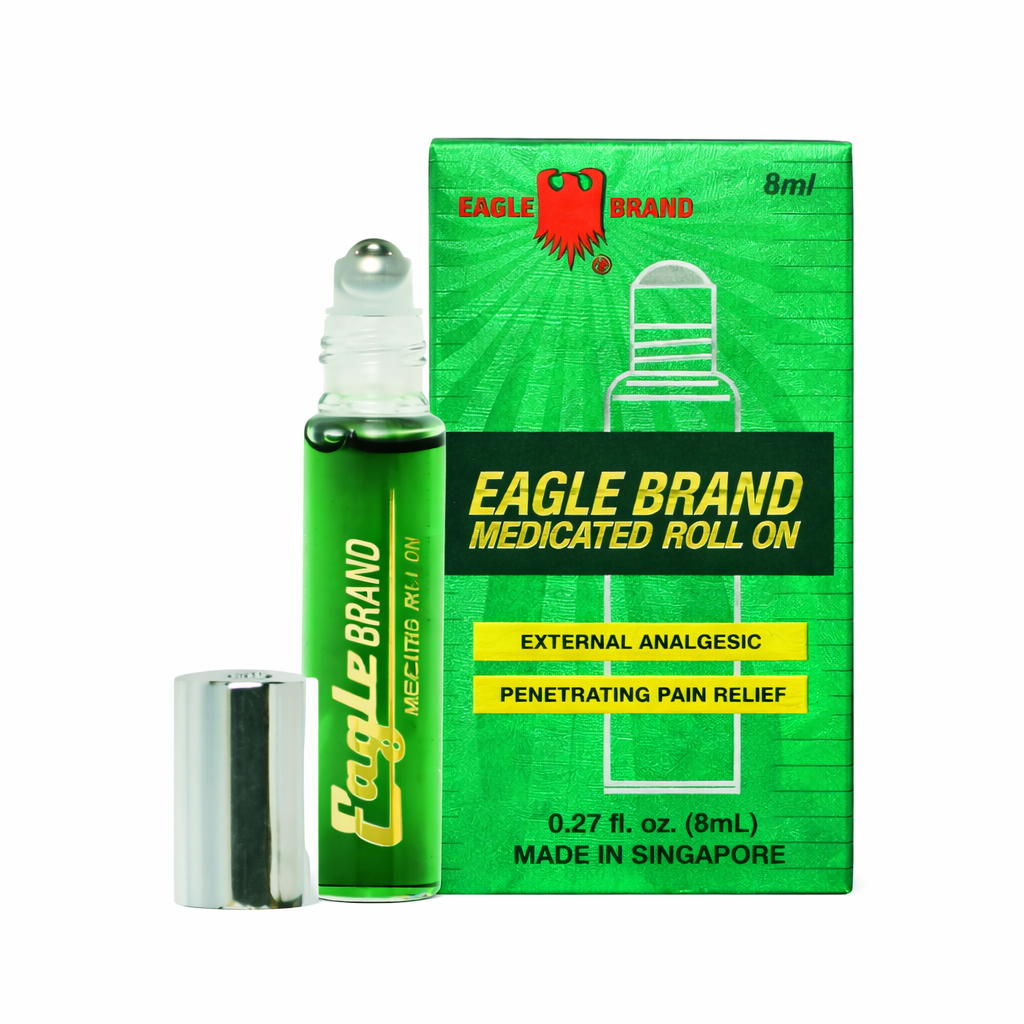 Dầu Gió Xanh Con Ó Dạng Lăn Eagl Brande Medicated Oil (Chai 8ml)