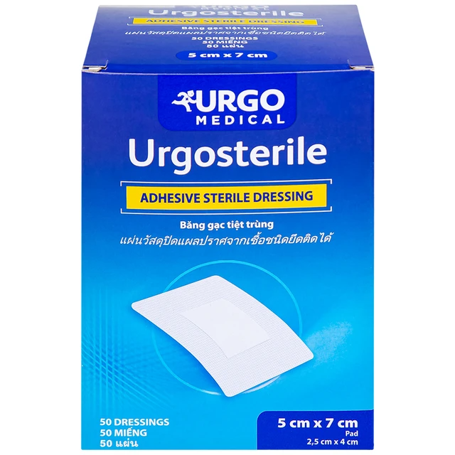 Băng Gạc Tiệt Trùng (Urgosterile 5cm x 7cm)