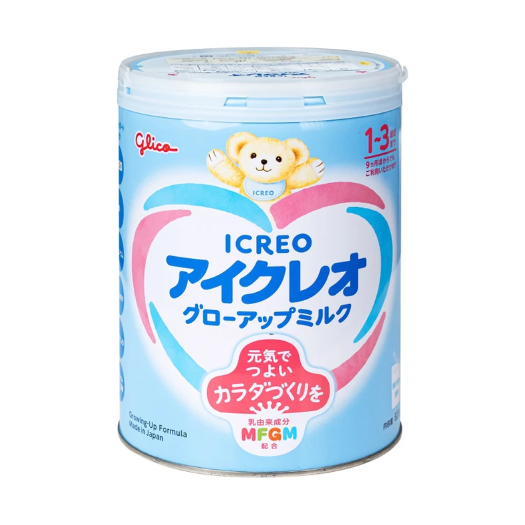 Sữa Hỗ Trợ Đề Kháng Và Tiêu Hóa Cho Trẻ 1-3 Tuổi Icreo Grow-up Milk Glico (Hộp 820g)