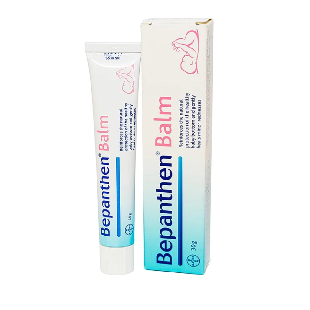 Kem Bôi Chống Hăm Tã Bepanthen Balm Bayer Dưỡng ẩM, Giảm Kích Ứng (30g)