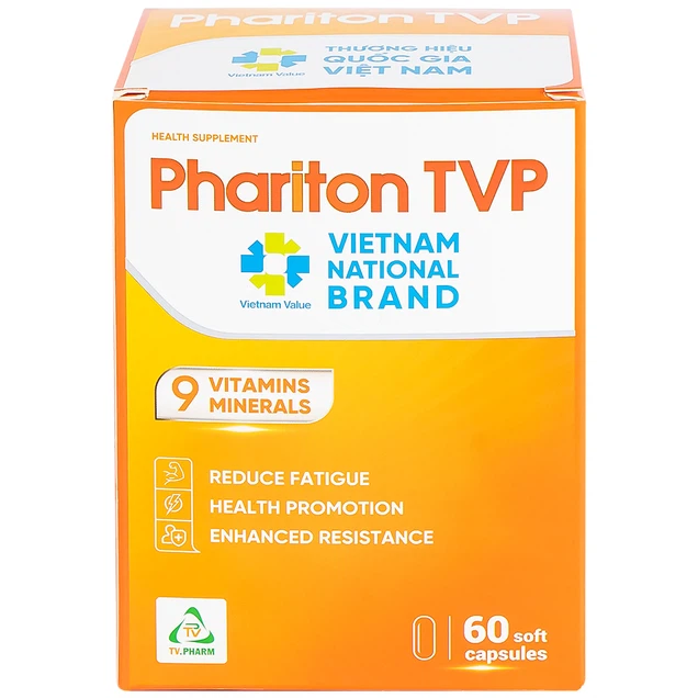 Viên Uống Phariton Tvpharma (Hộp 12 Vỉ X 5 Viên)