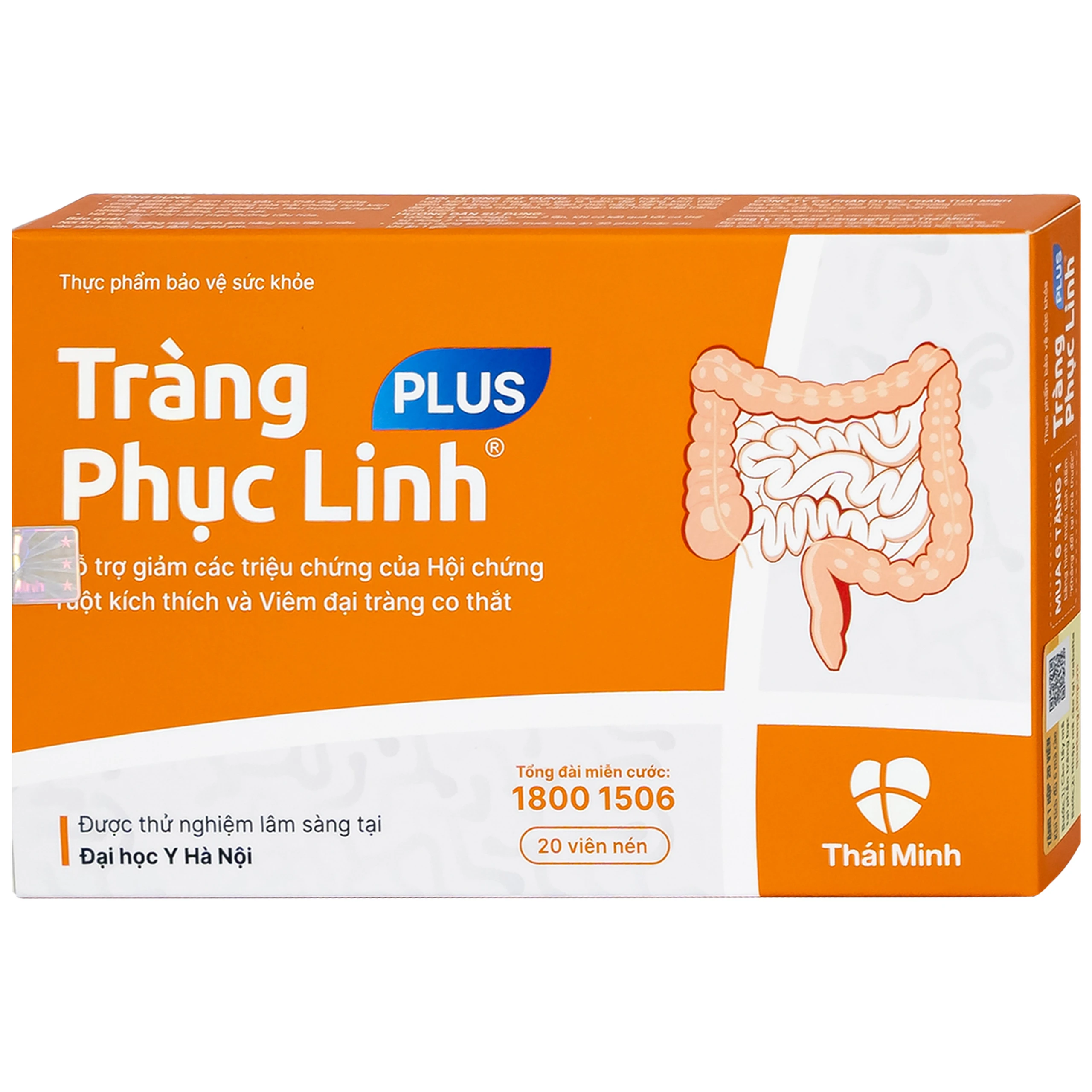 Viên Uống Tràng Phục Linh Plus Thái Minh (2 vỉ x 10 viên)