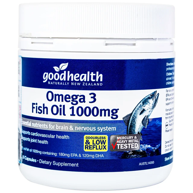 Viên uống Omega 3 Fish Oil 1000mg Good Health (Hộp x 150 viên)