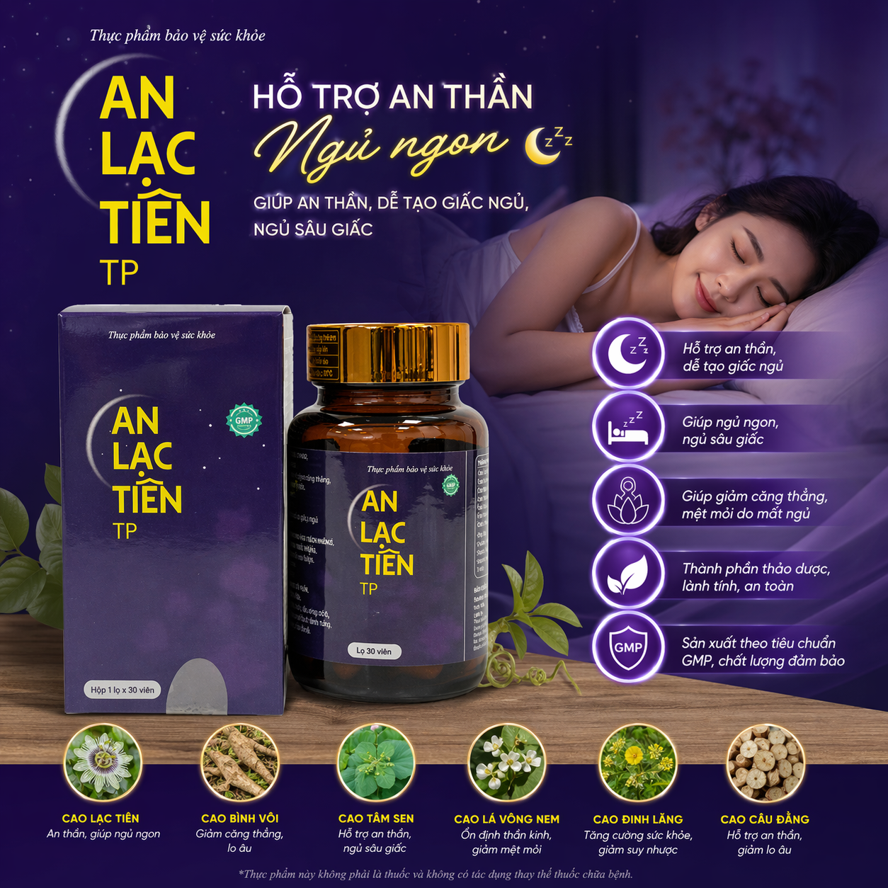 An Lạc Tiên (Hộp 30 viên)