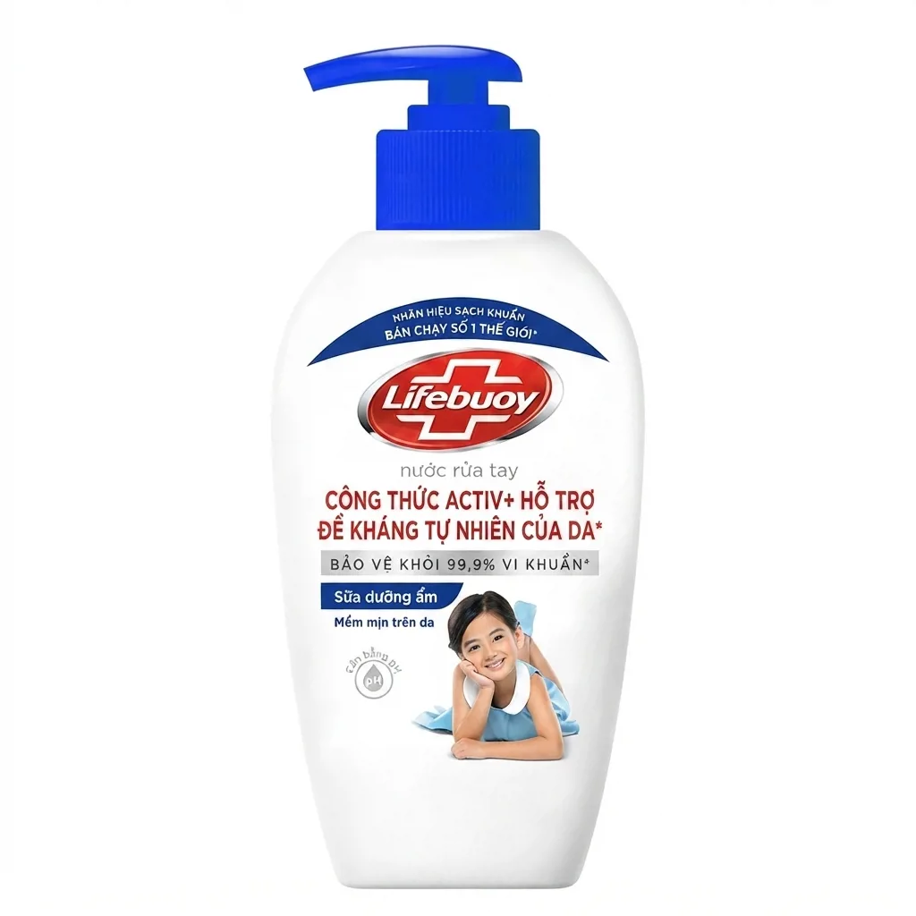 Nước Rửa Tay Lifebuoy Chăm Sóc Da 180G