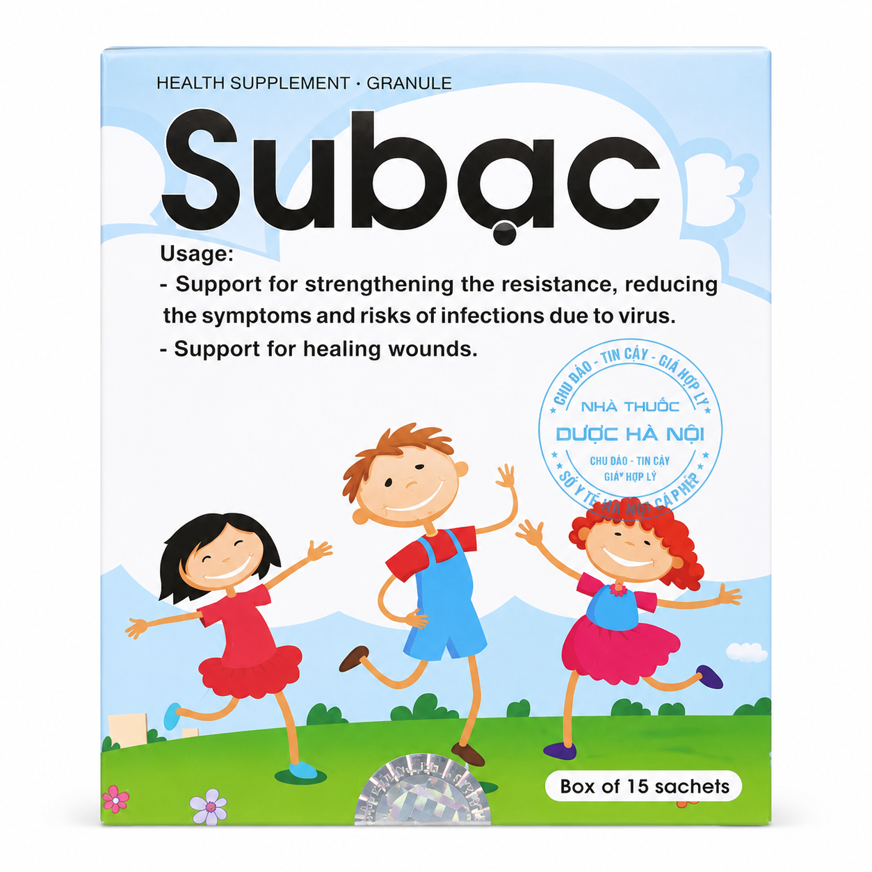 Nước Uống Cốm Su Bạc (Hộp X 15 Gói)