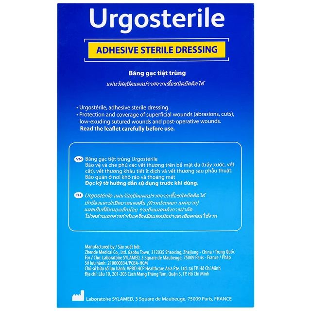  Băng Gạc Tiệt Trùng (Urgosterile 20cm x 10cm) 