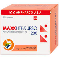 Thuốc Maxxhepa Urso 200 Ampharco (3 vỉ x 10 viên)