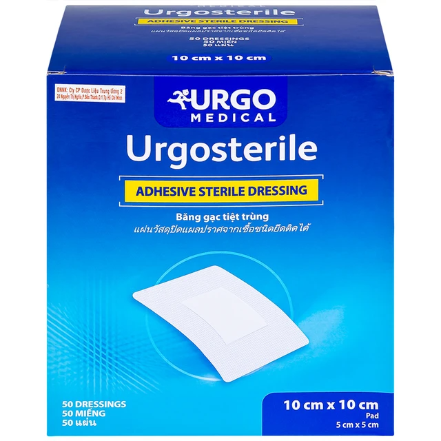  Băng Gạc Tiệt Trùng (Urgosterile 10cm x 10cm) 