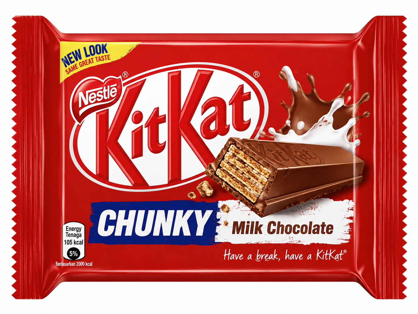 Lốc 3 Thanh Bánh Xốp Phủ Socola Sữa Nestlé KitKat Chunky 38g/Thanh
