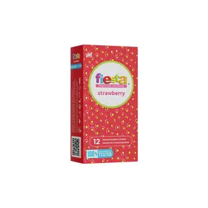 Bao cao su Fiesta Strawberry pack 12