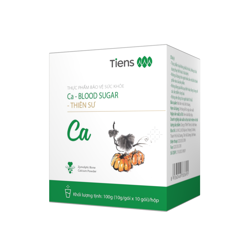 TPBVSK Ca - Blood Sugar - Thiên Sư (TPBVSK Canxi đường huyết  - Thiên Sư )